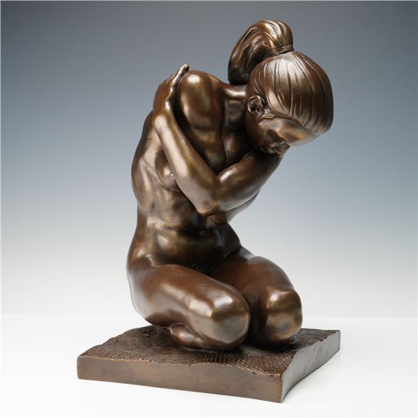 Ronald Cameron (British, 1930 - 2013) Bronze Sculpture, Female Nude