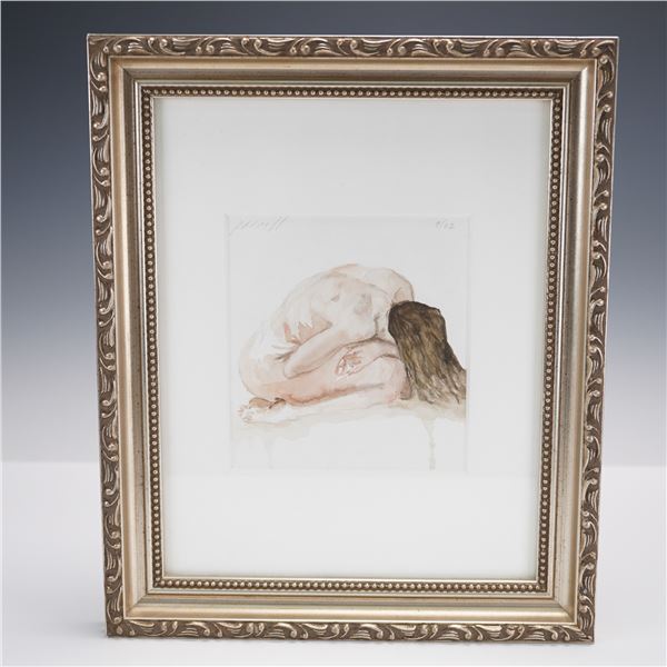 Parnell Watercolor, Nude Female Study