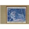 Image 6 : "Bobcat" by Charles Frace, Signed and Numbered Art Print, Framed with a 1983 Conservation Stamp
