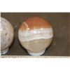 Image 7 : (1) *Rare* KAKORTOKITE SPHERE and (1) Banded ORANGE CALCITE SPHERE (ONE$)