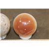 Image 9 : (1) *Rare* KAKORTOKITE SPHERE and (1) Banded ORANGE CALCITE SPHERE (ONE$)