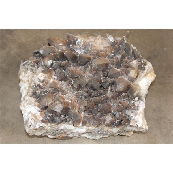 39 lb Smokey and Honey DOGTOOTH CALCITE Crystal Formation