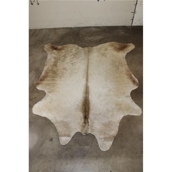 *Brand New* "Champagne" Blonde and Tan COW HIDE