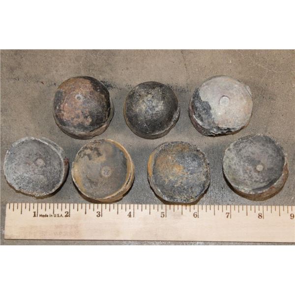 (7) Orthocone Fossil VERTEBRAE (ONE$)