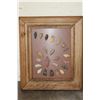 Image 1 : 23 Pre-historic American Indian ARROWHEADS with Flint Arrow Points in a Wood Frame