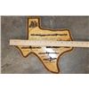 Image 6 : (1) Reproduction "Map of Texas 1844" and (1) Antique 1800s Texas Barbed Wires Plaque (ONE)
