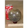 Image 2 : 3 lb Polished BAMBOO JASPER Sphere with a Wood Display Stand