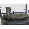 Image 4 : BRONZE Laying Tiger Statue, Weight 7 lbs