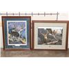 Image 1 : (2) Large Art Prints, "Hart Mountain Majesty" by Brent R. Todd and a signed Tom Mansanarez Framed