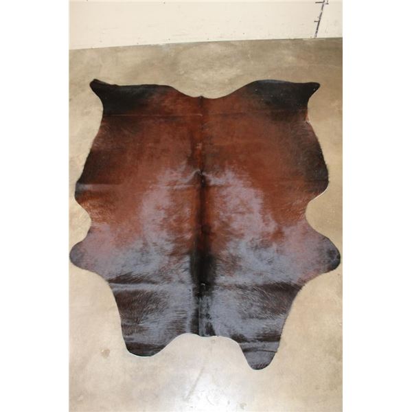 *Brand New* Dark Chocolate COW HIDE