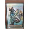 Image 9 : (5) Small Reproduction Antique Ammunition Ads from Magazines in Glass Frames (ONE$)