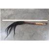 Image 1 : African ROAN ANTELOPE Tail Fly Whisk or Swatter with a Wooden Handle