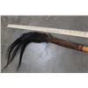 Image 3 : African ROAN ANTELOPE Tail Fly Whisk or Swatter with a Wooden Handle