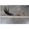 Image 4 : African ROAN ANTELOPE Tail Fly Whisk or Swatter with a Wooden Handle