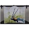 Image 1 : Hand Painted BLACKBUCK, signed by artist Jim Telford 1991