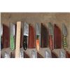 Image 3 : *New* (25) Damascus Steel Fixed Blade KNIVES and (5) Damascus Steel Pocket KNIVES (ONE$)