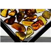 Image 2 : (20) Pieces of Authentic "Baltic Gold" AMBER Fossil Gemstones (ONE$)