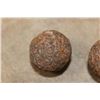 Image 3 : (5) Antique Civil War Era Canister Grapeshot IRON CANNON BALLS Used by the Confederate Army (ONE$)