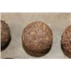 Image 4 : (5) Antique Civil War Era Canister Grapeshot IRON CANNON BALLS Used by the Confederate Army (ONE$)