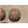Image 5 : (5) Antique Civil War Era Canister Grapeshot IRON CANNON BALLS Used by the Confederate Army (ONE$)