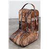 Image 1 : *BRAND NEW* Natural COWHIDE Boot Bag with Twin Zippers