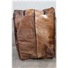 Image 6 : *BRAND NEW* Natural COWHIDE Boot Bag with Twin Zippers