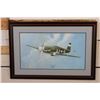 Image 1 : "P51B Mustang" Art Print signed in Pencil by the artist James H. Howard