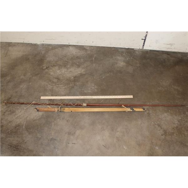 Old Indigenous African Bow with 5 Arrows