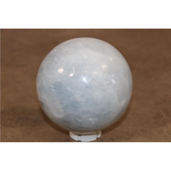 5 lb Polished BLUE CELESTITE Mineral Sphere