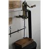 Image 2 : "Roger Estate" Bar Top WINE OPENER mad from Brass, Cast Iron, and Wood