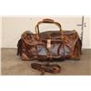 Image 1 : *Brand New* XL Leather DUFFLE or TRAVEL Bag with a Shoulder Strap