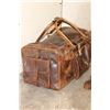 Image 4 : *Brand New* XL Leather DUFFLE or TRAVEL Bag with a Shoulder Strap