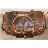 Image 5 : *Brand New* XL Leather DUFFLE or TRAVEL Bag with a Shoulder Strap
