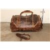 Image 6 : *Brand New* XL Leather DUFFLE or TRAVEL Bag with a Shoulder Strap