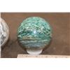 Image 10 : (1) CRAZY LACE AGATE Mineral Sphere and (1) GREEN FUCHITE Mineral Sphere (ONE$)