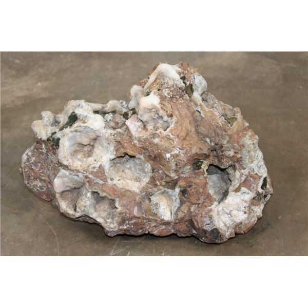 XXL 46 lb Natural CHALCEDONY with Druzy Quartz Crystal Specimen