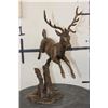 Image 3 : Leaping DEER BRONZE Sculpture, Weight 4 lbs