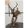 Image 4 : Leaping DEER BRONZE Sculpture, Weight 4 lbs