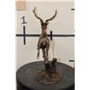 Image 6 : Leaping DEER BRONZE Sculpture, Weight 4 lbs