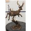Image 7 : Leaping DEER BRONZE Sculpture, Weight 4 lbs