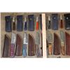 Image 2 : (40) *Brand New* Damascus and Carbon Steel  KNIVES (ONE$)