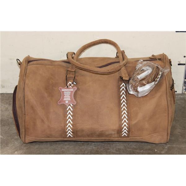 *Brand New* Big Leather DUFFLE Bag
