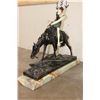 Image 7 : "Le Cavalier Indien" BRONZE Sculpture after Edouard Drouot, Weight: 63 lbs