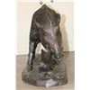 Image 6 : XL Boar BRONZE Sculpture after Pierre-Jules Mene, Weight 54 lbs