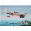 Image 4 : Original Oil Painting "Zero Pilot" signed by artist Raymond Waddy and signed by Pilot Saburo Sakai