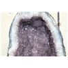 Image 9 : XXL 100 lb AMETHYST CRYSTAL GEODE CATHEDRAL with a Clear Quartz Cluster