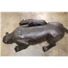 Image 10 : (1) XXL Mother LIONESS with her (1) LION CUB Sculptures (ONE$)