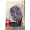 Image 2 : Big 35 lb AMETHYST Crystal Geode with a Polished and Lacquered Base