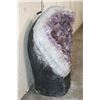 Image 4 : Big 35 lb AMETHYST Crystal Geode with a Polished and Lacquered Base
