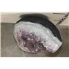Image 5 : Big 35 lb AMETHYST Crystal Geode with a Polished and Lacquered Base